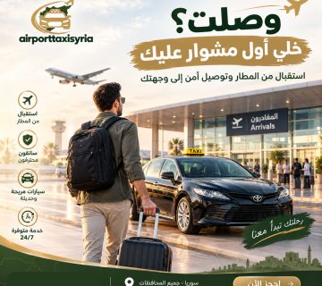 تاكسي مطار سوريا  من مطار دمشق الى طرطوس تاكسي مطار دمشق إلى اللاذقية تاكسي مطار دمشق إلى درعا
